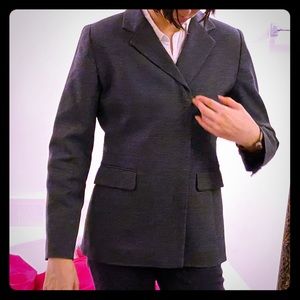 Comme Ca Ism Grey checkers Jacket Blazer Size 40 S